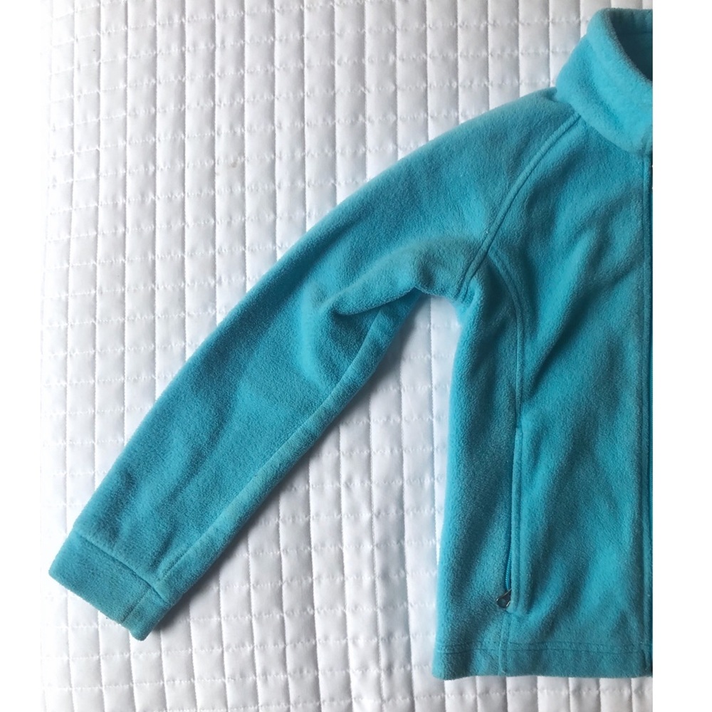 Little Girls Zip Up Lightweight Columbia Jacket - Picture 3 of 5